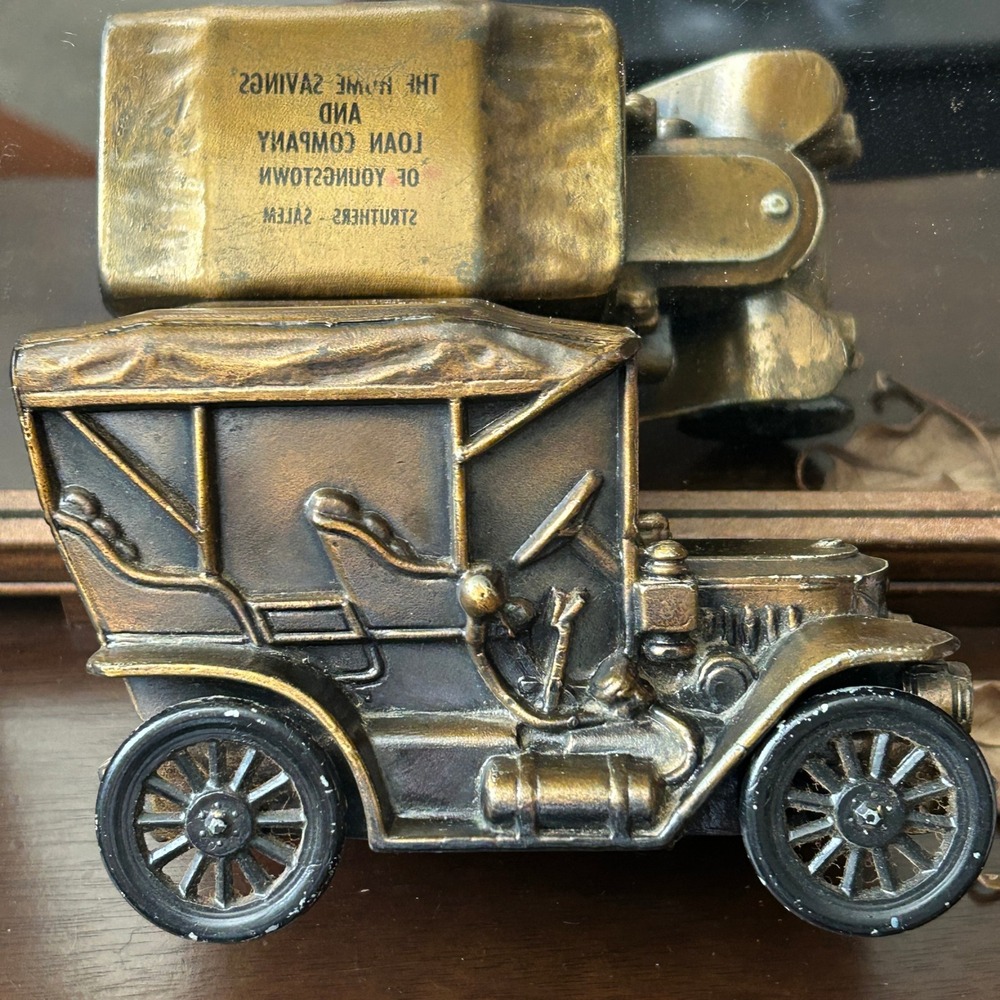 Vintage Home Savings and Loan Model T Coin Bank Youngstown OH